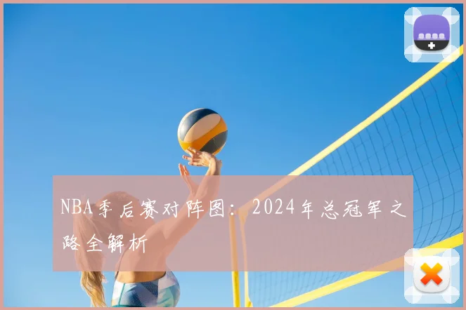 NBA季后赛对阵图：2024年总冠军之路全解析